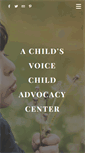 Mobile Screenshot of achildsvoicecac.org